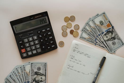 A nurse managing her finances