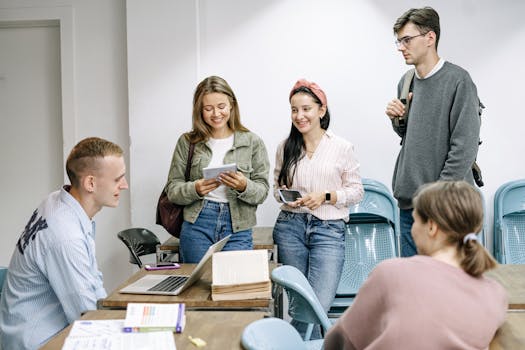 nursing students studying