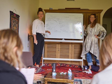 group of healthcare professionals in a workshop setting