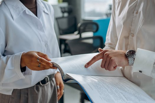 image of a doctor reviewing financial documents