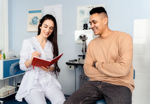 doctor reviewing a patient chart