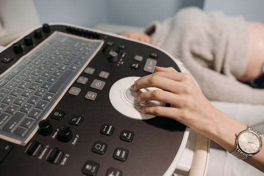 image of a healthcare professional meditating