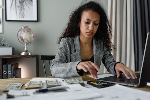 nurse working on a budget