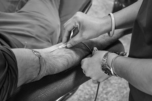 nurse helping a patient