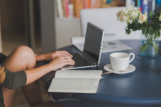 nurse working from home