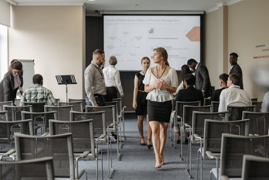 nurse attending a retirement planning seminar