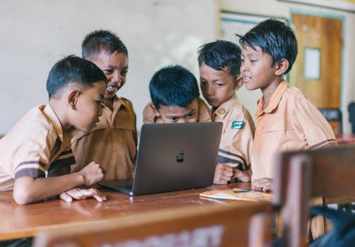 group of nursing students studying